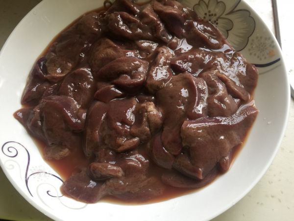 酱爆猪肝盖浇饭