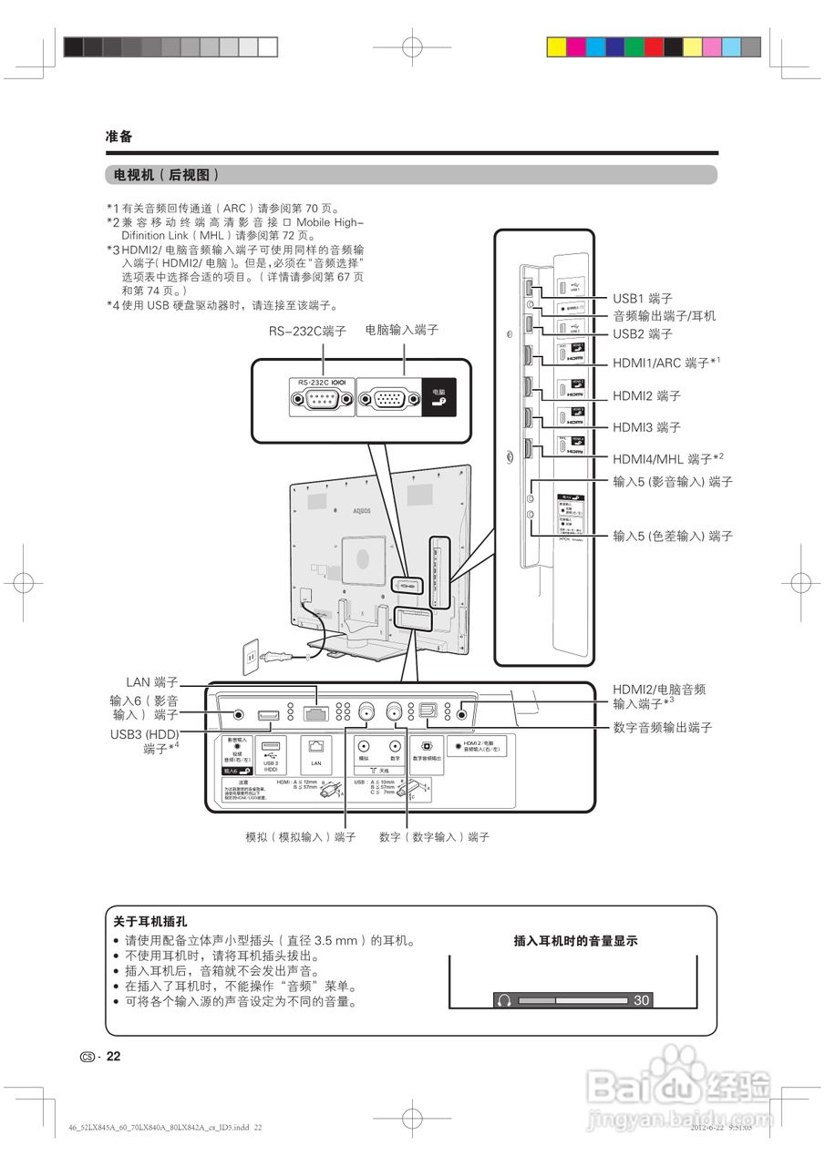 厦普LCD-80LX842A液晶彩电使用说明书:[3]