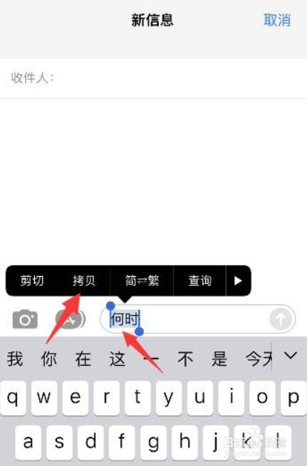 苹果13怎么复制粘贴
