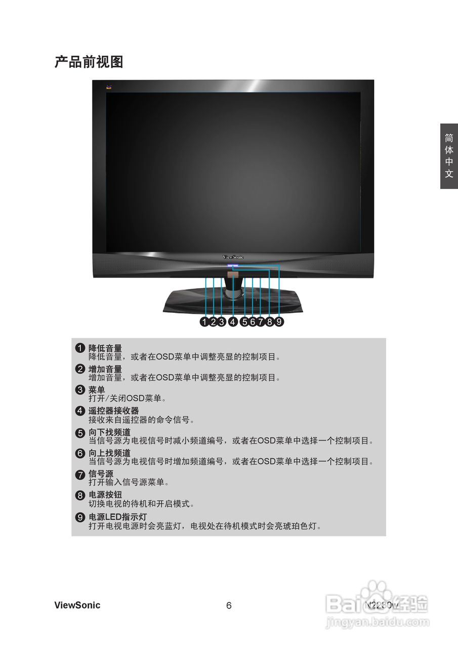 ViewSonic N2230w LCD电视机使用手册:[1]