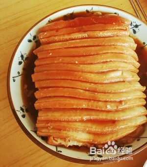 制作豆豉扣肉的方法