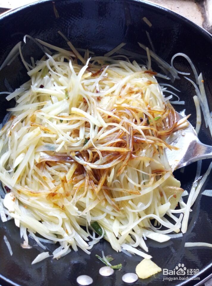 酸辣土豆丝的家常做法、、