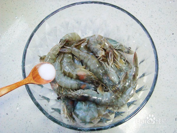 蒜蓉烤鲜虾的做法步骤