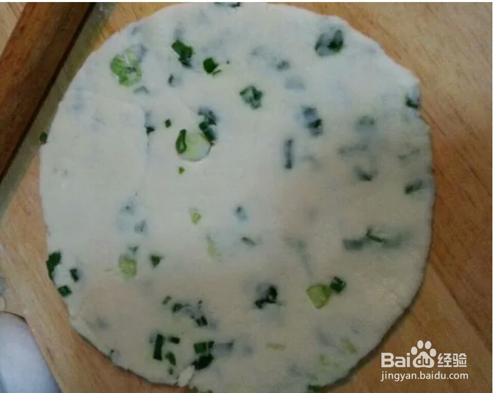 鸡蛋葱花油饼
