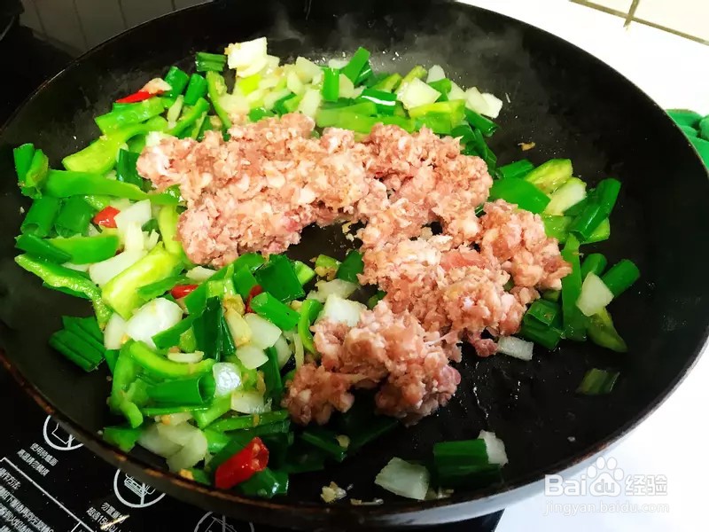 怎样做出家常菜系列之青椒炒肉末