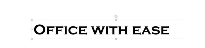 PPT制作空心字的操作教程