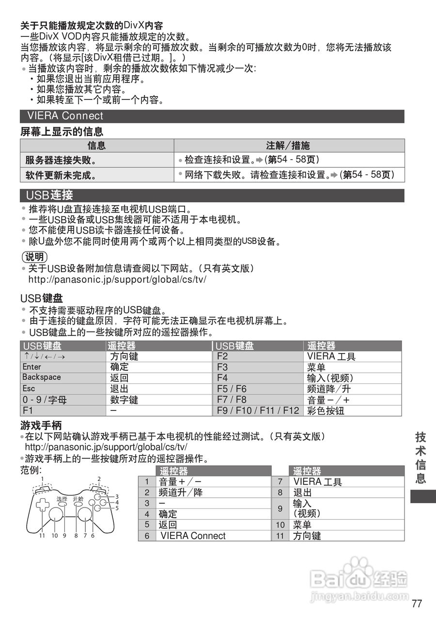 松下TH-P50UT30C彩电使用说明书:[8]