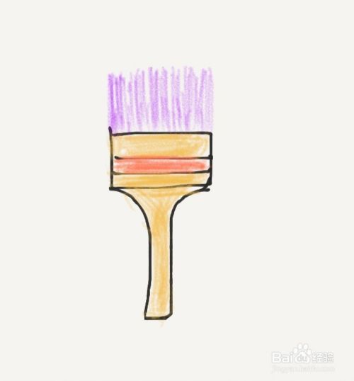 涂鸦系列之如何画紫色粉刷