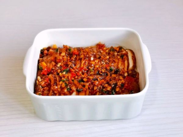 附蒜蓉粉丝蒸香菇教程