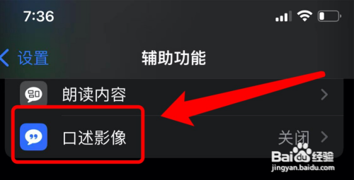 苹果在哪开启自动播放口述影像功能