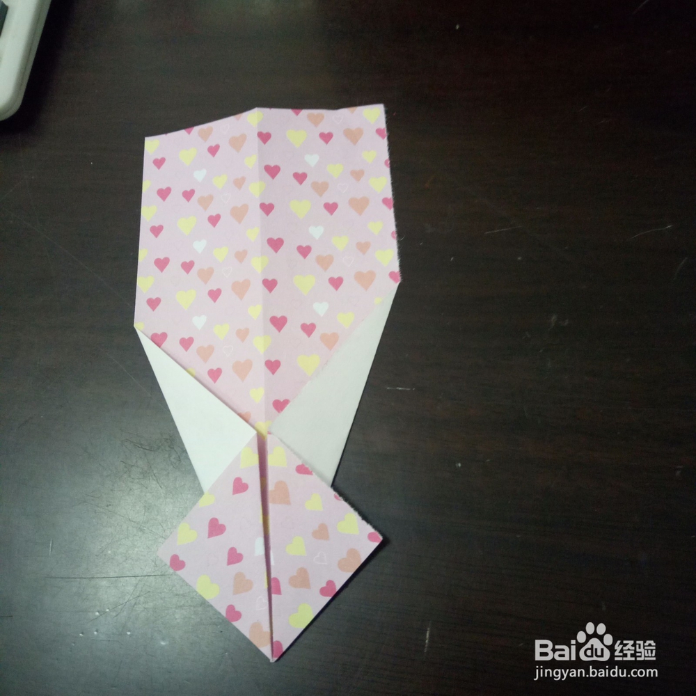 爱心笔帽的折纸方法