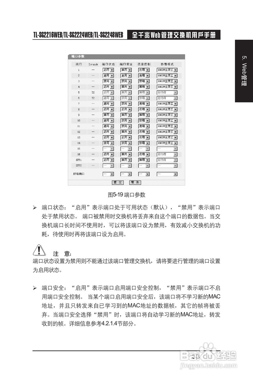 TP-LINK TL-SG2224WEB交换机用户手册:[4]