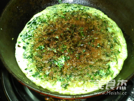 亚麻籽油韭菜蛋饼