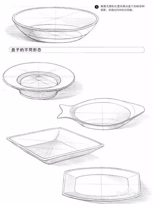 素描静物器皿怎么画呢