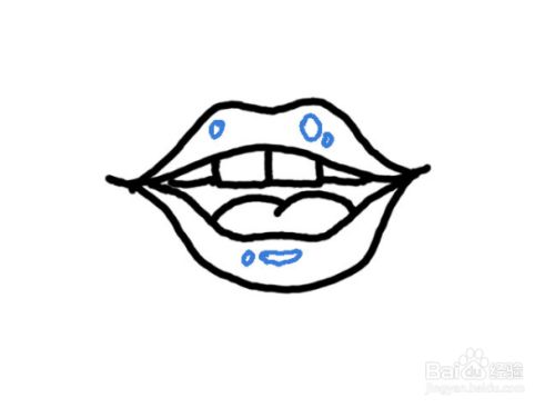 如何画人的一张嘴