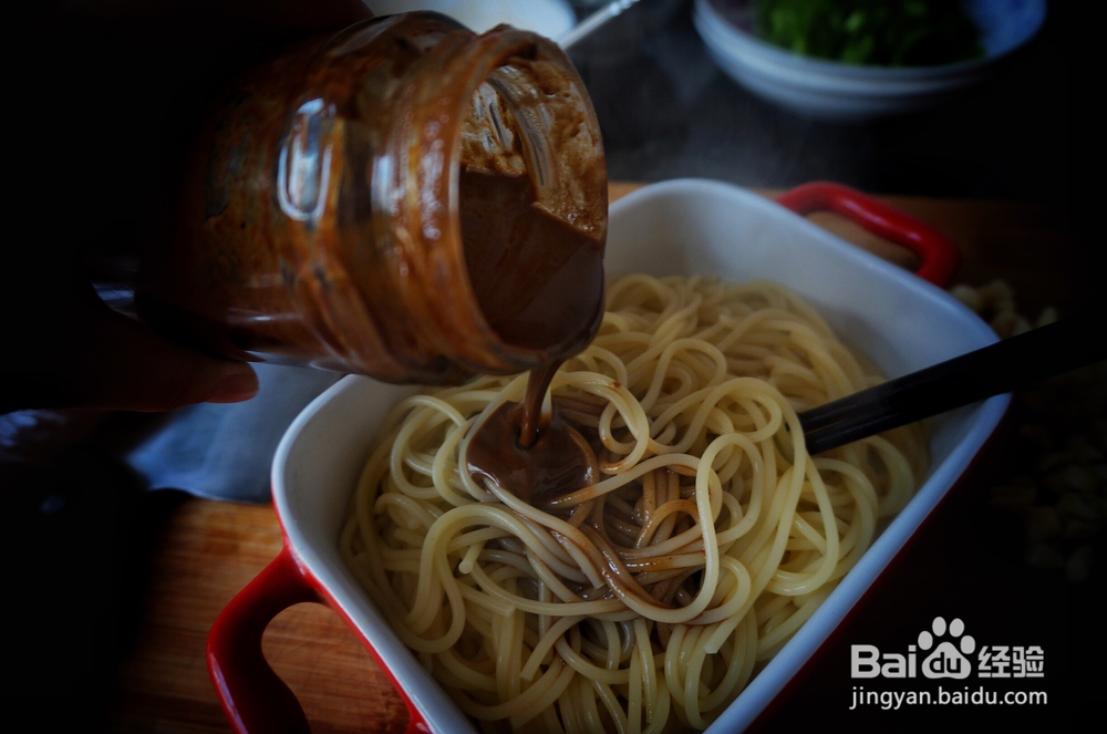 应该这样做芝麻酱意面