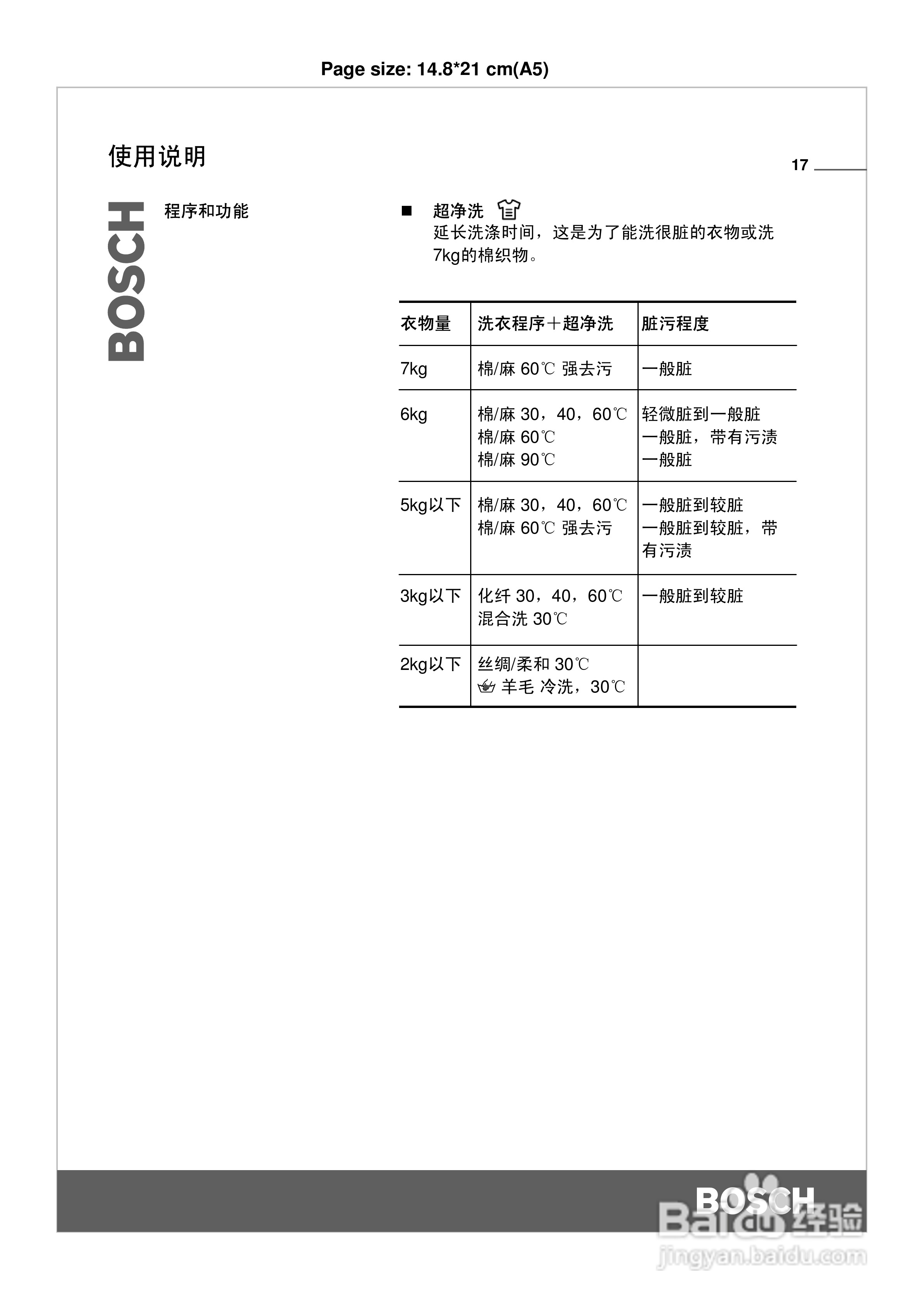 博世WVG20560洗衣机使用说明书:[2]