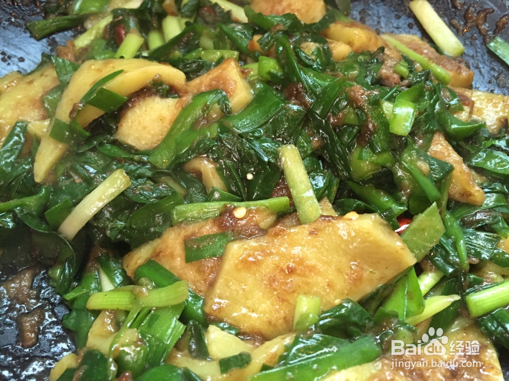 如何做出家常的韭菜粉咯馇