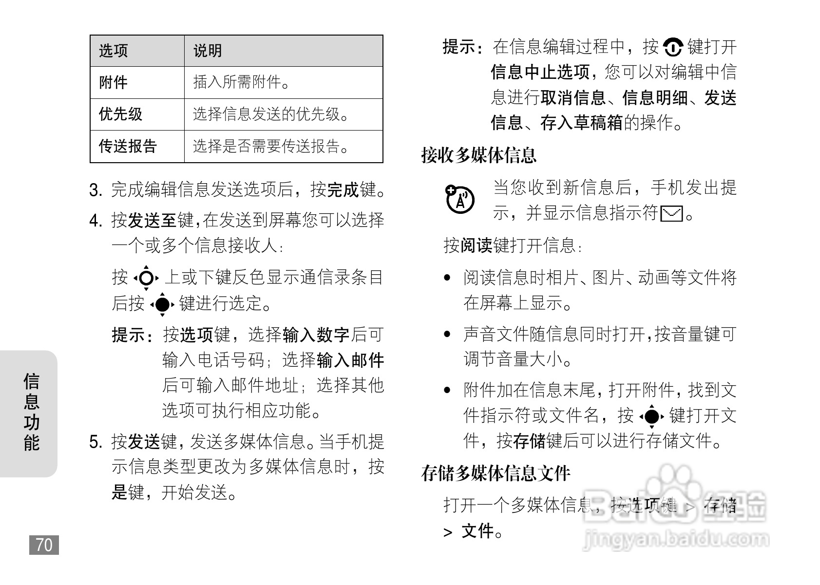摩托罗拉L71手机使用说明书:[8]