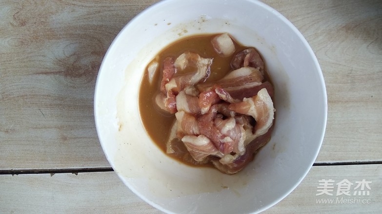秋梨莲藕炒肉片