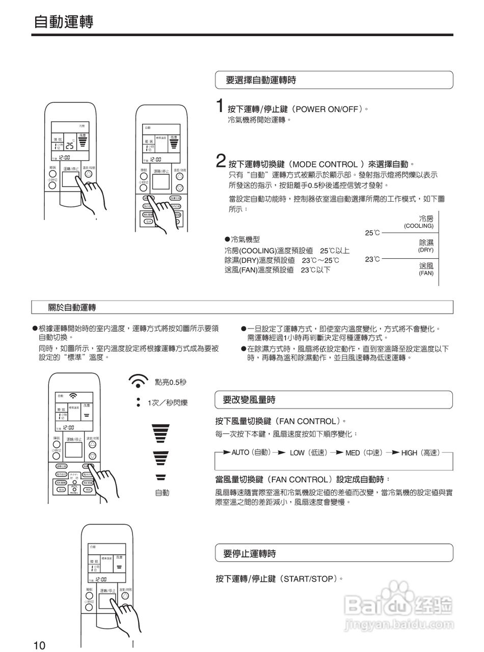 声宝AM-QF25／AU-QF25冷气机说明书:[1]