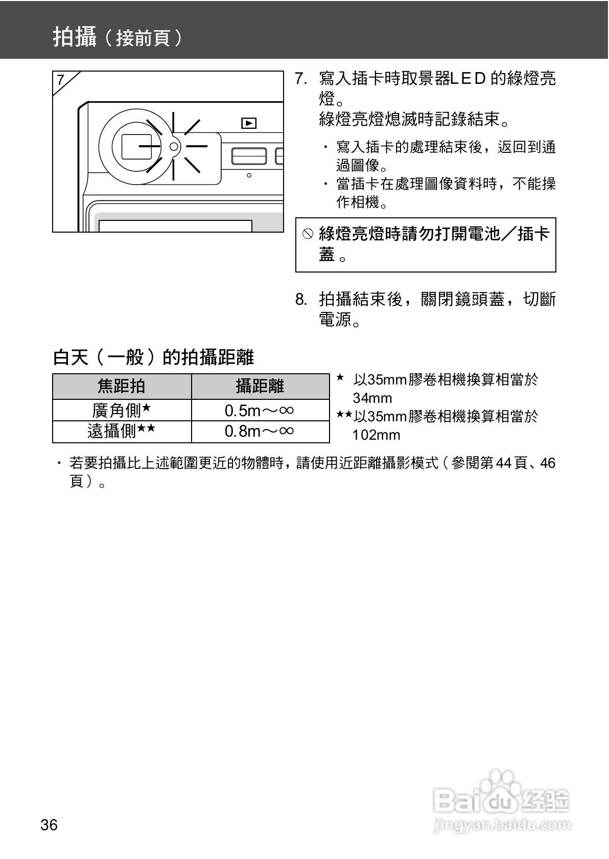 柯尼卡美能达 DiMAGE G400数码相机中文说明书:[4]