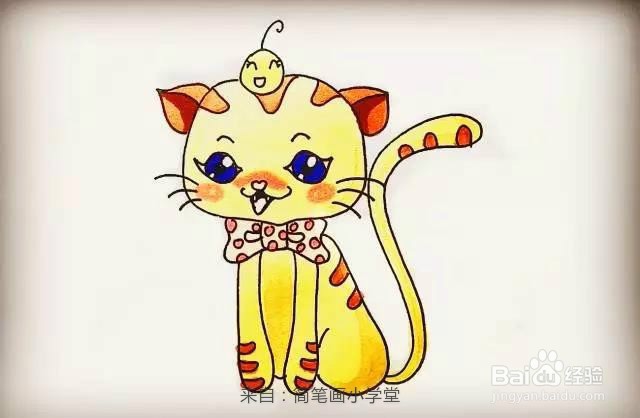 简笔画-可爱的猫咪