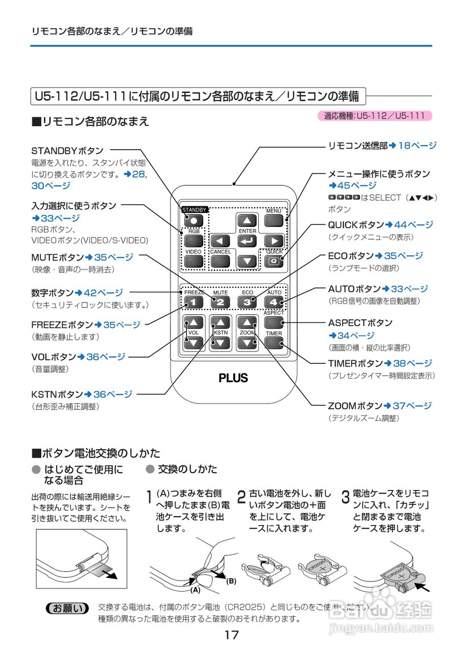 PLUS U5-112摄像机说明书:[2]
