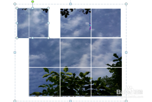 PPT中怎么切割分离图片