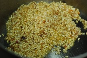 牛肝菌牛尾汤烩饭的做法