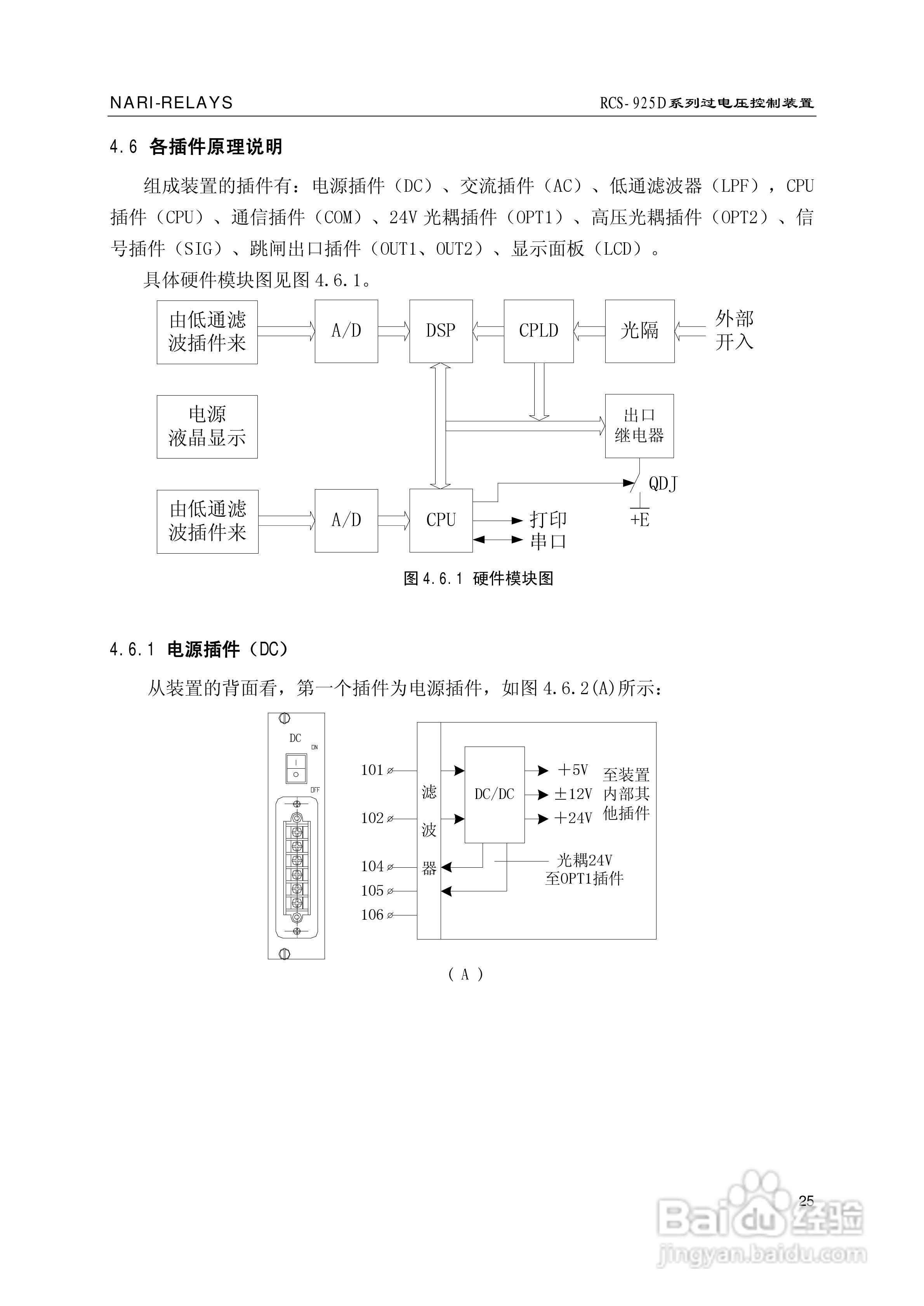 南瑞继保RCS-925D系列特高压过电压控制装置使用说明书:[4]