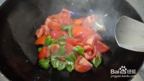私房菜之青椒番茄炒蛋