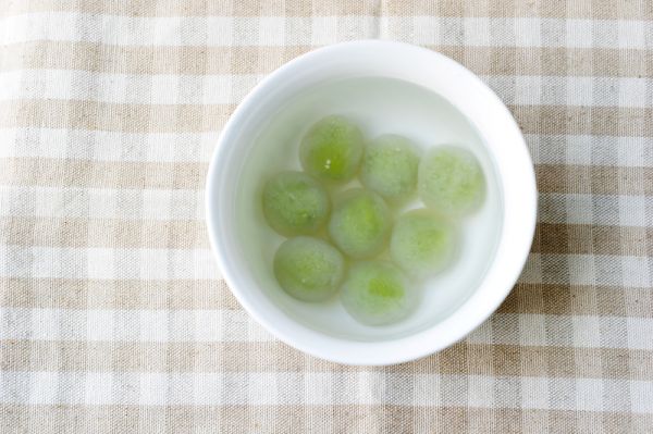 桃胶雪莲子抹茶汤圆