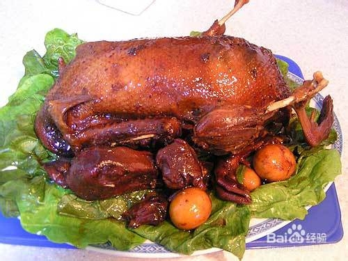 潮汕美食—八宝扣鸭做法