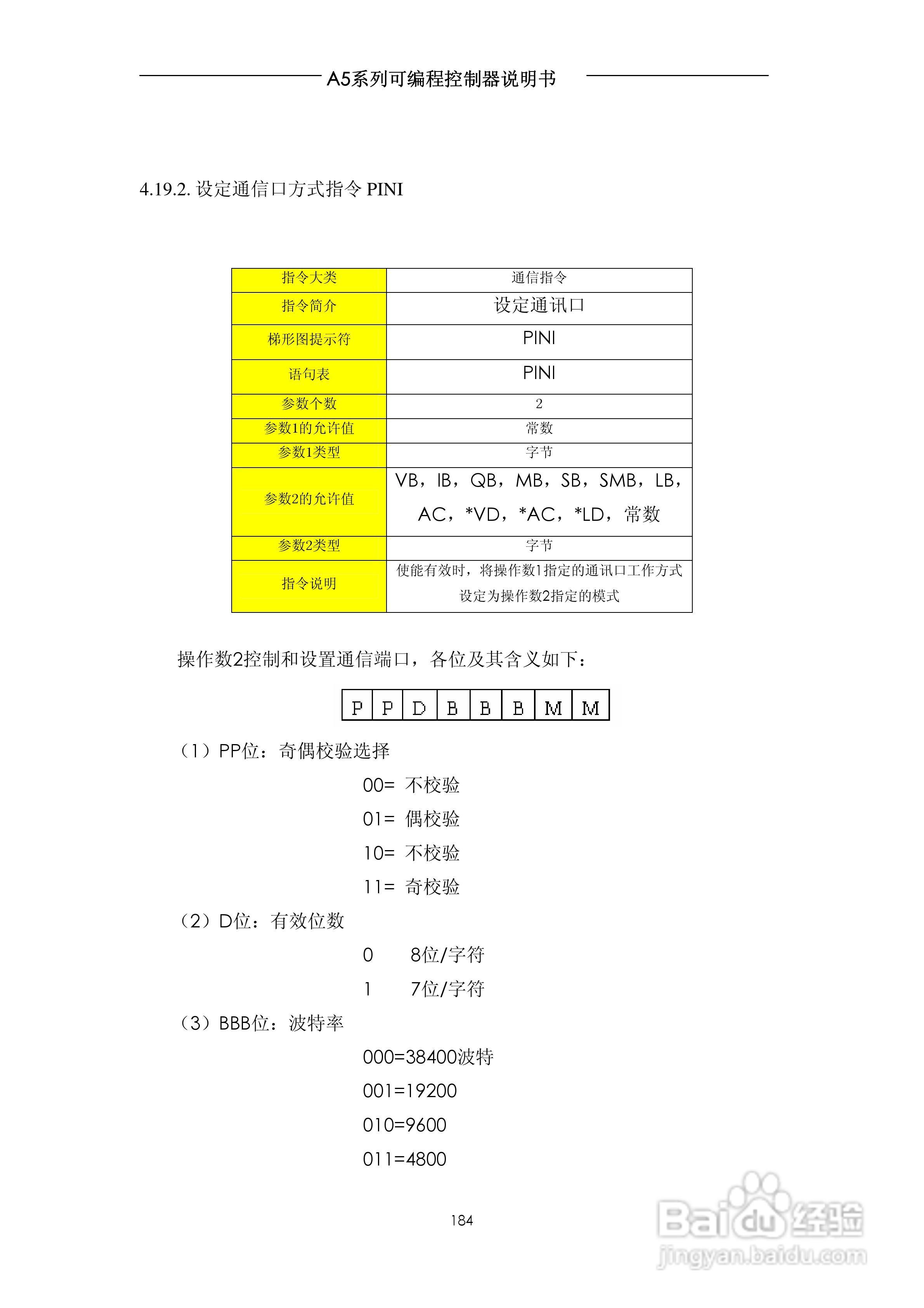 A5系列可编程控制器说明书V1.2:[19]