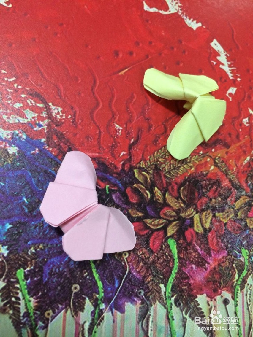 手工折纸蝴蝶的简单方法