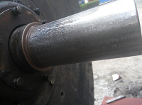 关于煤磨选粉机轴修复方法