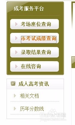 广东成人高考网查询成绩