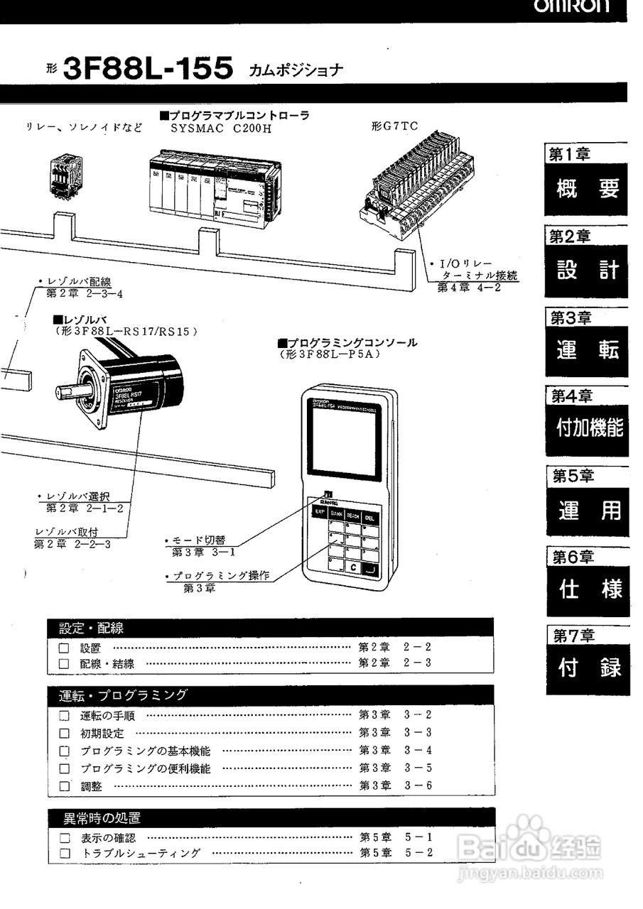 OMRON 3F88L-155凸轮定位器使用说明书:[1]