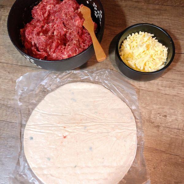 牛肉芝士华夫饼