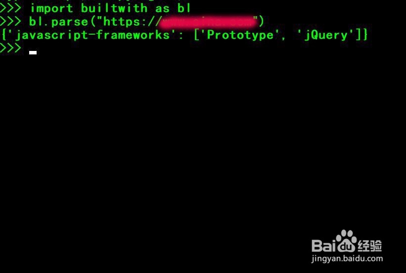 如何用python的builtwith识别网站所用的技术