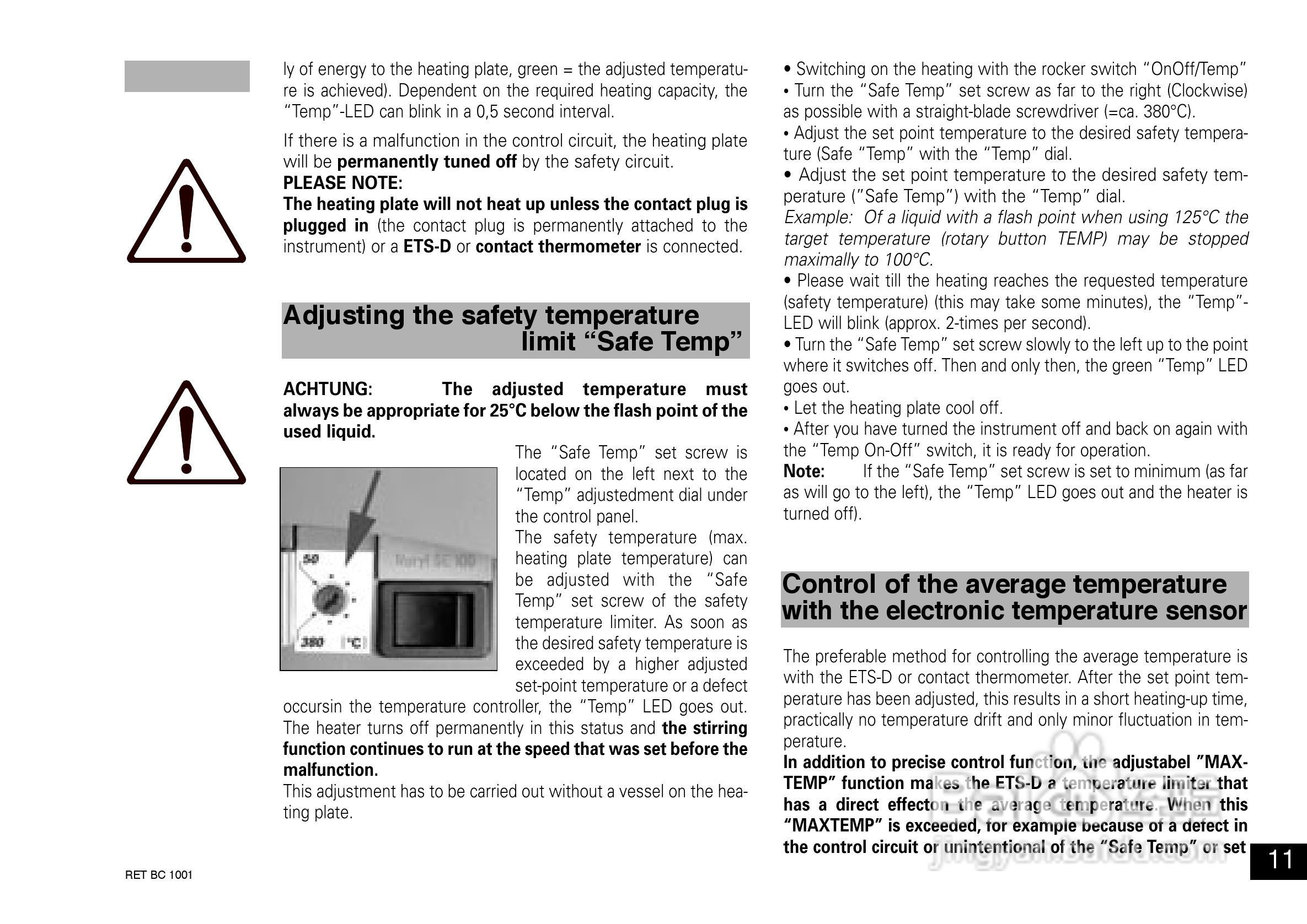 IKA RET 基本型加热磁力搅拌器使用说明书:[2]