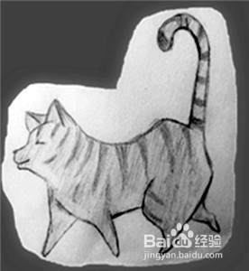 <b>怎么画一只斑纹灰色小猫</b>