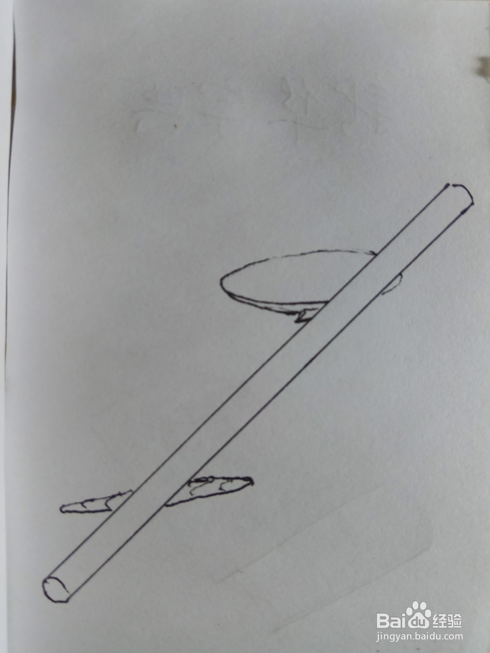 怎样画简笔画擀面杖