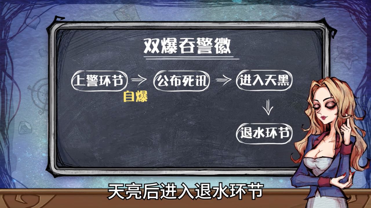 狼人如何利用自爆吞警徽