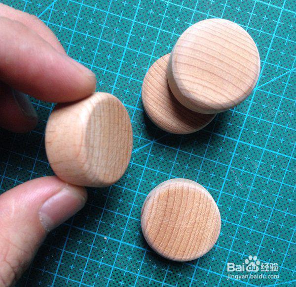 木头diy小熊玩具车