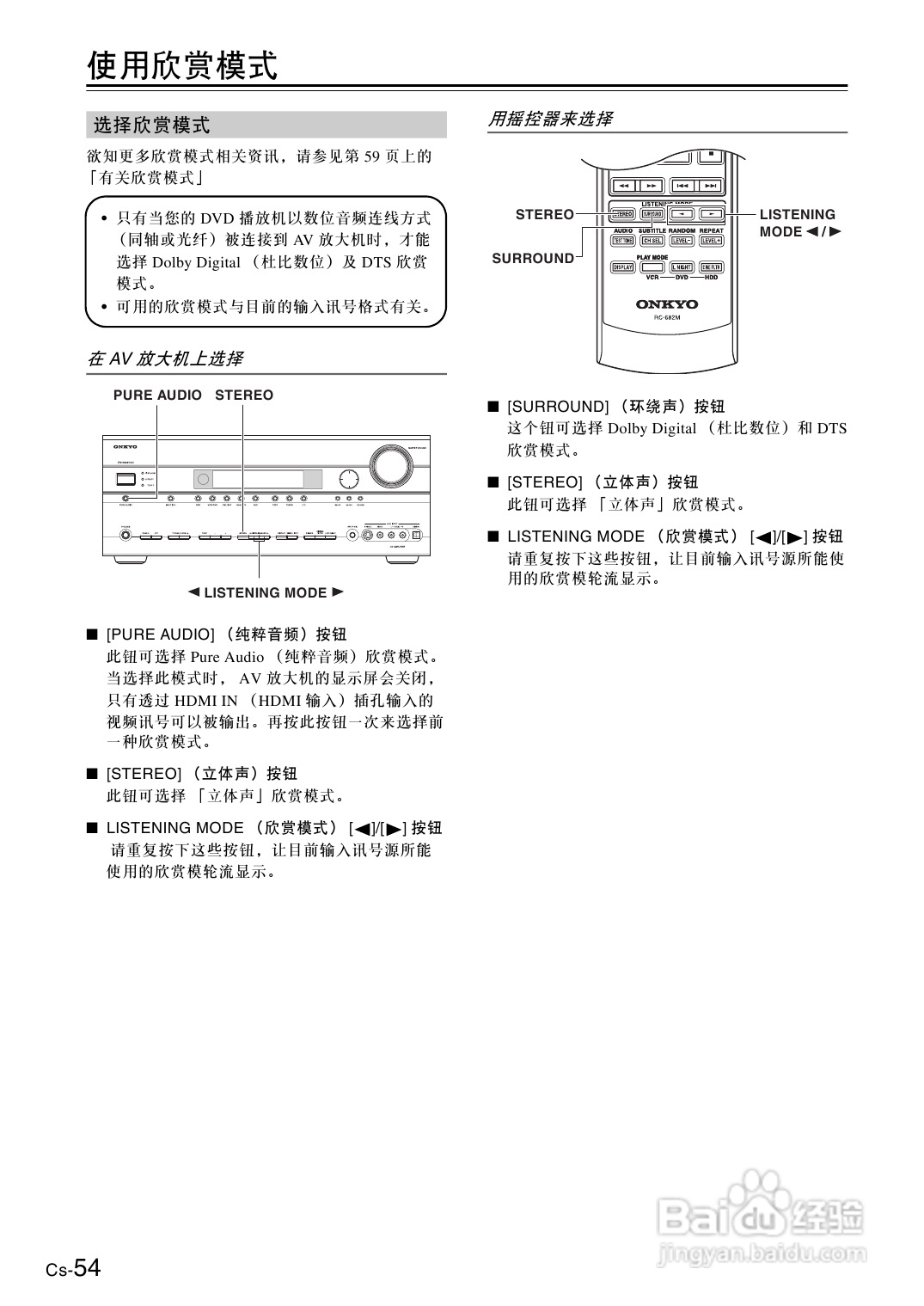 安桥AV放大机TX-SA605型使用说明书:[3]