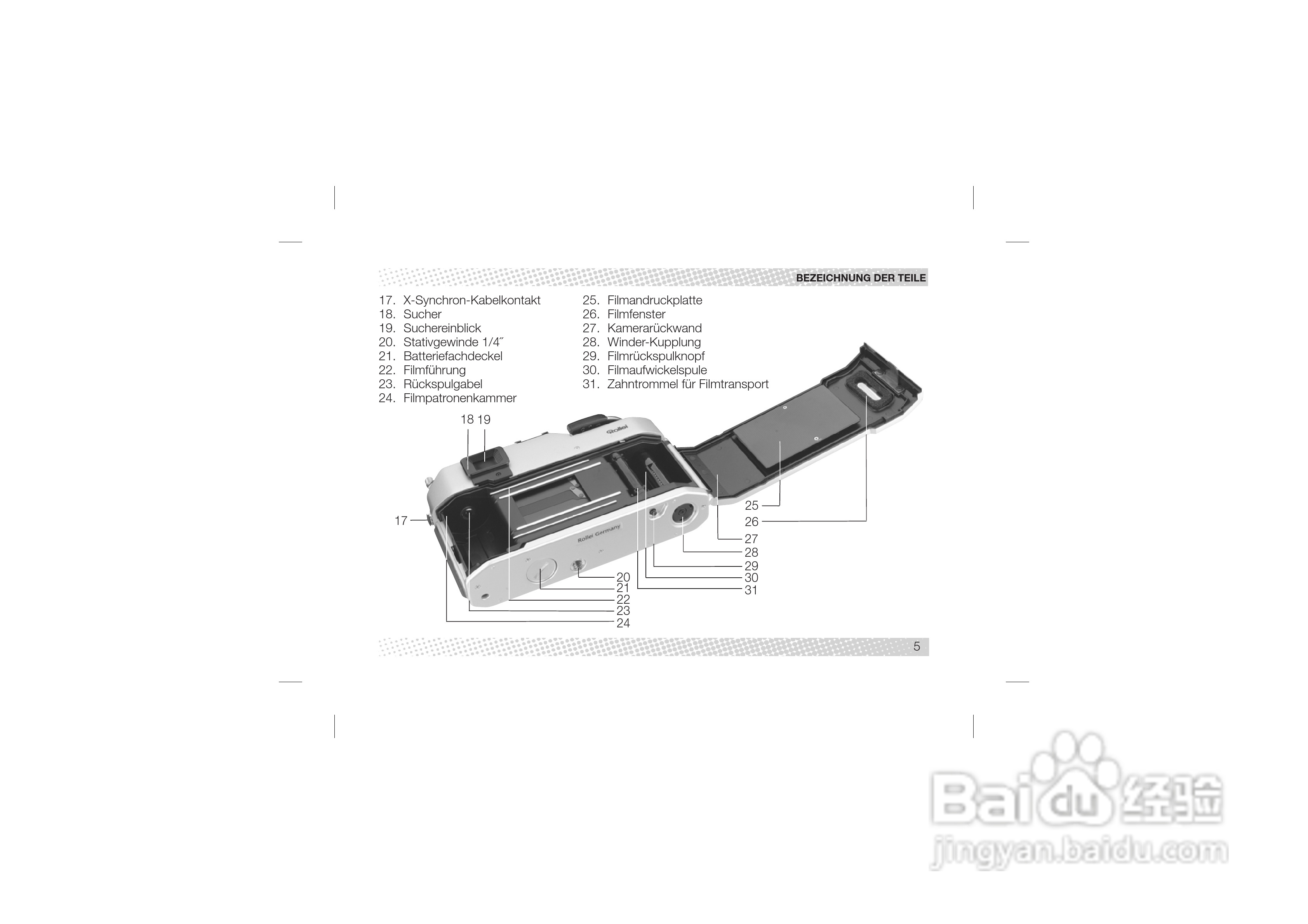 Rollei 35 RF型数码相机说明书:[1]