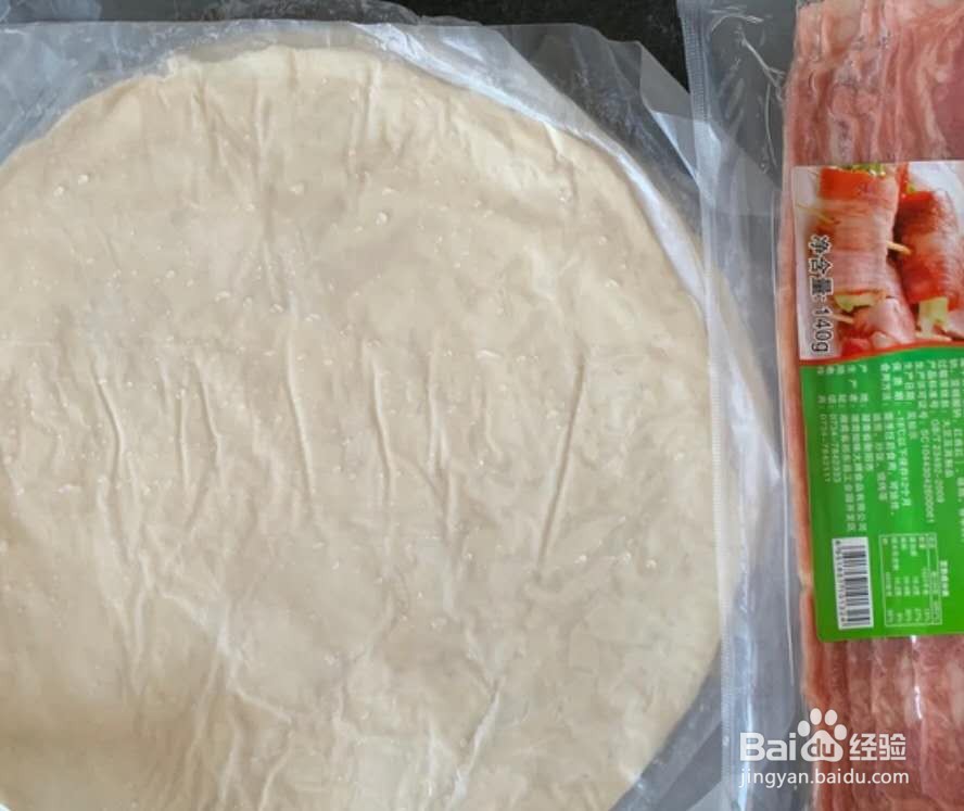 手抓饼培根卷做法