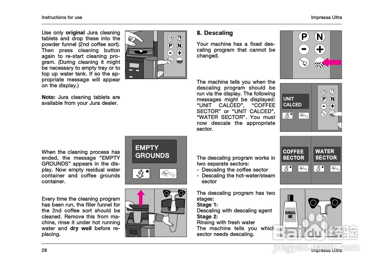 JURA IMPRESSA ULTRA 咖啡机使用手册:[2]